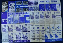 Selection of Gillingham home match programmes 1947/48 Millwall (Southern league) 4 page emergency