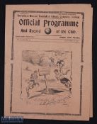 Pre-war 1935/1936 Tottenham Hotspur v Blackpool Div. 2 match programme 30 November 1935; fold (