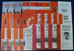 Collection of Charlton Athletic home match programmes 1946/47 Norrkoping (friendly), 1947/48