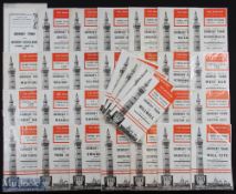 Collection of Grimsby Town 1965/66 (Graham Taylor playing era) Div. 3 home match programmes to