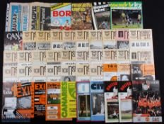 Selection of football programmes to include Luton Town 1959 Nottingham Forest (1959 FAC final) (