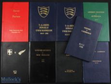 1959-89 Big Twickers Games VIP Rugby Programmes (9): Varsity Matches 1959, 1970 & 1988; Middlesex 7s