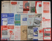 1958/59 Grimsby Town Div. 2 away league programmes collection complete season plus aways at