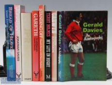 Rugby Books, Welsh Autobiographies, Most Signed (8): Super selection of the greats: Gareth,