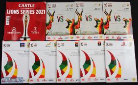 2021 British & Irish Lions Rugby Tour of South Africa programmes & magazine (9): Officially produced