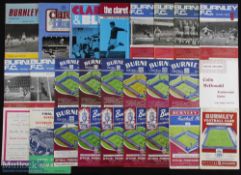 Burnley home match programme selection to include 1947/48 Preston NE, 1949/50 Huddersfield Town (