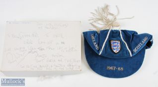 1967-68 Ray Wilson England International Football Cap - England won this to qualify for the European