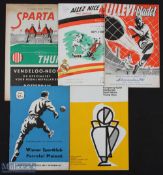 1959 -1961 European Football Programmes to include Nice v Real Madrid 1960, Wiener Spotklub v