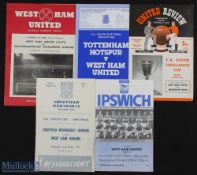 FAYC 1953/54 West Ham Utd v Wolverhampton Wanderers (s/f 2nd leg), 1956/57 Manchester Utd v West Ham