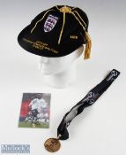 2006-07 Leroy Lita England Under 21 European Championship Final International Cap and Medal, with