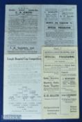 Selection of Harwich & Parkeston home match programmes to include 1946/47 v Clacton Town (Harwich