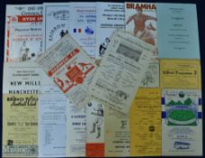Non-league 1940s onwards, North West football club programmes to include 1947/48 Northwich