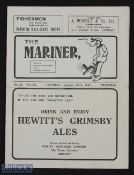 Pre-war 1936/1937 Grimsby Town v Walsall FAC 4th round match programme 30 January 1937; also (not