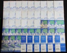 1954-1971 Blackburn Rovers Football programmes with noted programmes of Blackburn v Bristol Rovers