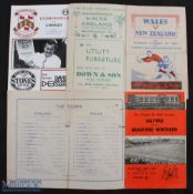 1945 & 1946 Wales v England & NZ 1947 etc Programmes (5): Great survivors with the quality of just-