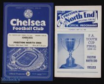 FA Youth Cup 1959/60 Chelsea v Preston NE (final-1st leg), Preston NE v Chelsea (final-2nd leg);