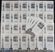 Grimsby Town home match programme collection to include 1973/74 Div. 3 complete season + Northampton