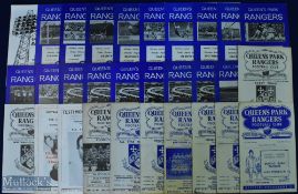 Collection of Queens Park Rangers home match programmes to include 1946/47 Poole Town (FAC), 1947/48
