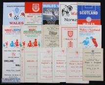 Selection of Wales junior international match programmes to include schools, 1948 Scotland, 1950