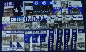 Collection of Chelsea home match programmes 1946/47 Blackburn Rovers, Derby County, 1947/48
