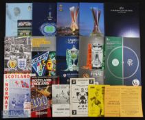 1961-2015 Scottish Football Programmes, and matches played in Scotland, to include 1961 Berwick