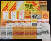 Collection of Motherwell FC home match programmes 1953/54 Forfar Athletic, 1956/57 Hibernian, 1957/