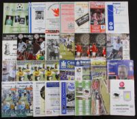 Non-league football programmes friendly testimonials etc, with noted programmes of 1994 Accrington v