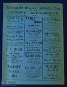 1947/1948 Grimsby Town v Rotherham Utd match programme 24 January 1948 played at Doncaster Rovers, 4