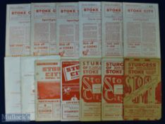 Stoke City home match programme selection to include 1947/48 Manchester City, 1949/50 Birmingham