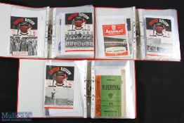 1961/1962 Manchester United programme collection homes complete season (21) + Real Madrid (friendly)