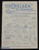 Pre-war 1926/1927 Chelsea v Wolverhampton Wanderers Div. 2 match programme 18 April 1927; ex. b.