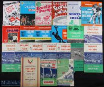 Selection of internationals to include England v 1949 Scotland, Italy, 1951 Austria, 1954 Wales (