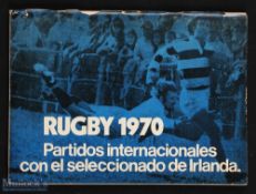 Very rare 1970 Argentina v Ireland 1st Test Rugby Programme: Seldom-seen, attractively covered,