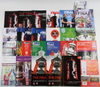1977-2016 Women's FA Football Cup Final programmes, a good selection of programmes with a ticket and