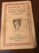 1921 Simmer & Jack RFC (Cape Town, South Africa) Rarest Multi-signed Rugby Annual Dinner Menu: Cup