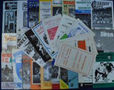Collection of Welsh Cup s/f match programmes to include 1965 Cardiff City v Swansea Town, 1966