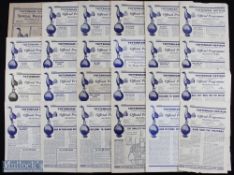 Collection of Tottenham Hotspur home match programmes to include 1947/48 WBA (FAC), 1949/50
