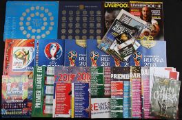 Collection of football memorabilia to include 1970 Esso World Cup coin collection - complete; 1972