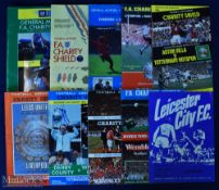 Collection of Charity Shield match programmes to include 1971 Leicester City v Liverpool, 1974 Leeds