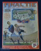 AMENDED DESCRIPTION - 1924 FA Cup Final Aston Villa v Newcastle United match programme at Wembley,