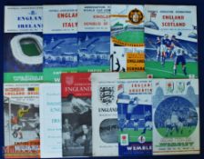 Selection of England home international match programmes to include Ireland (Man City), 1951