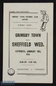 1962/63 (the season when football closed down from late December to early March) Grimsby Town v