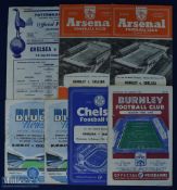 1955/56 Burnley v Chelsea (the marathon FAC tie of that season) match programme to include Burnley v