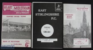 Chelsea away match programmes in Scotland to include 1953/54 Heart of Midlothian (Stamford Bridge