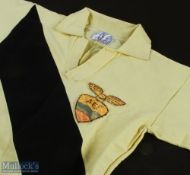 1970 Ecuador international match shirt v England 24 May 1970 colour yellow with black diagonal