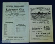 1948/49 Grimsby Town v Leicester City Div. 2 match programme 6 November 1948, reverse fixture