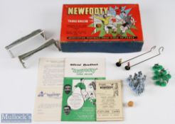 1956 -57 Newfooty Table Soccer Game, all complete with goals ball literature and two teams, in green