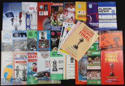 Collection of big match football programmes to include FAC s/f's 1964 Swansea Town v Preston NE,