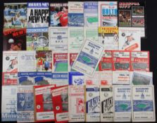 Selection of football programmes to include Barnsley 1955/56 All Star XI (incl. Tommy Taylor