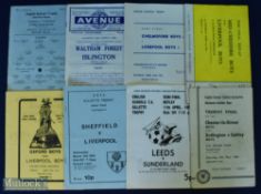 English Schools FA Cup s/f's to include 1961 Mid-Cheshire v Liverpool (at Northwich), 1965 Leicester